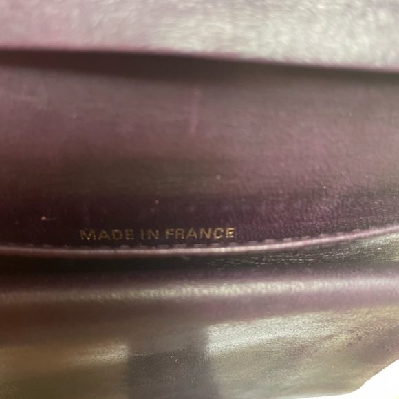 Authentic Chanel Burgundy Leather Wallet - Picture 7 of 12